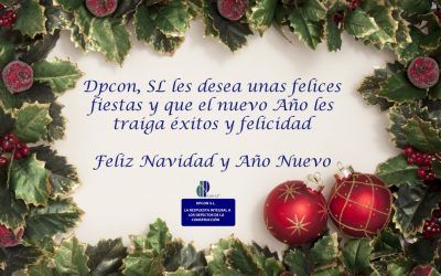 DPCON, SL LES DESEA FELIZ NAVIDAD Y PROSPERO AÑO NUEVO